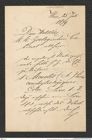 Nachlass Franz Steindachner, Brief von Fr. O. Sintesis an das k.k. Zoologische Kabinet (25.07.1879), Inv.Nr. 488.01, Seite 1